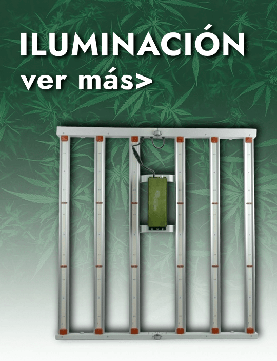 Tarjeta de acceso al catálogo de iluminación para el cultivo de marihuana